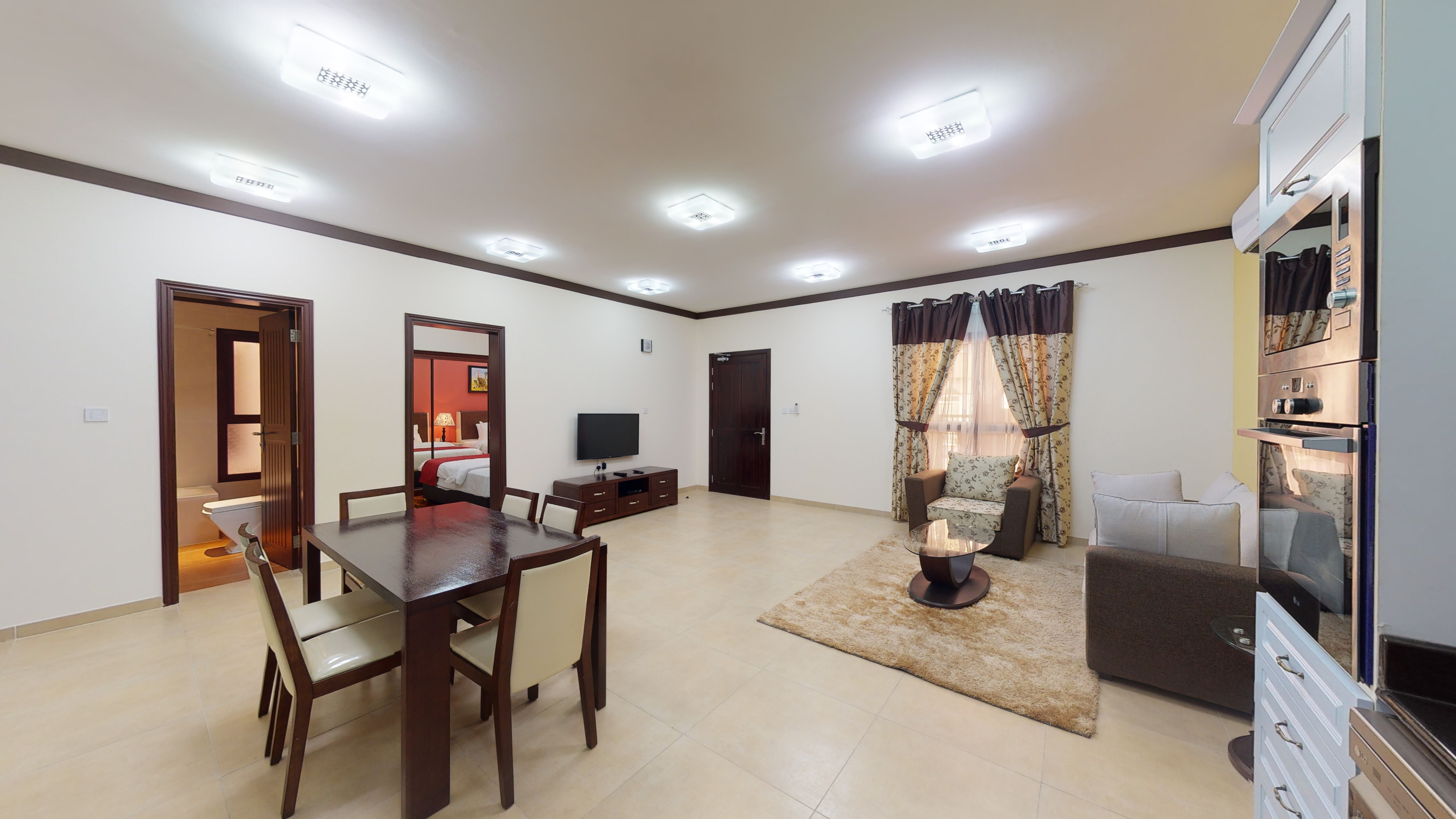 2 bedrooms furnished compound apartment in Al Messila P-160